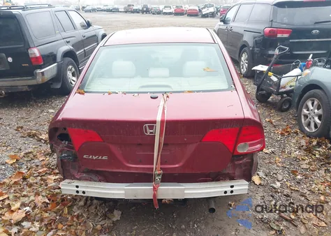 2008 Honda Civic Lx z USA, uszkodzony, nr VIN 1HGFA16508L059786